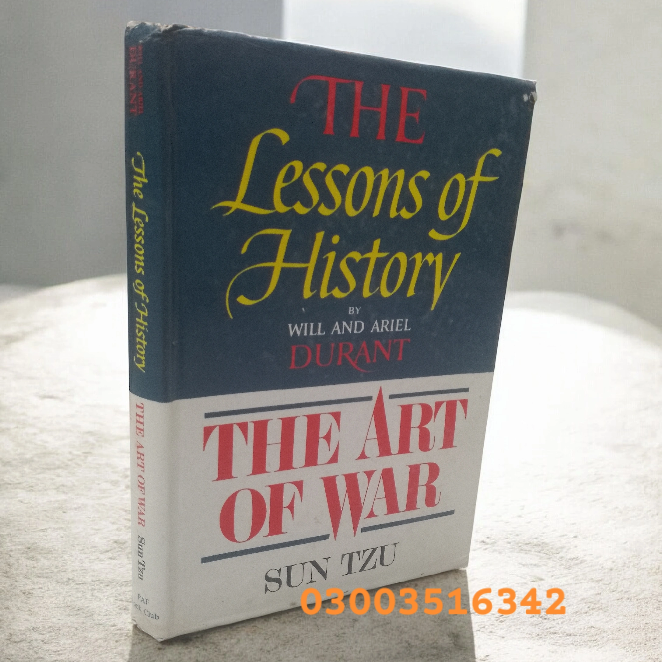 The lesson of history and The Art of war cover
